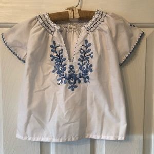 Embroidered Linen Shirt